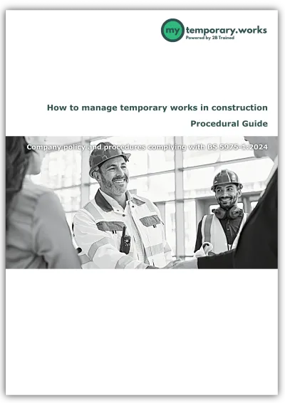 Temporary works procedural guide cover